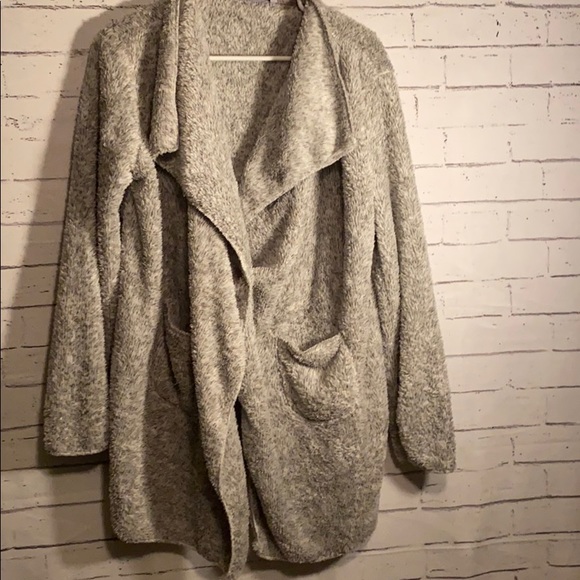 Soft Surroundings Open Front Cozy Cardigan - Picture 2 of 5